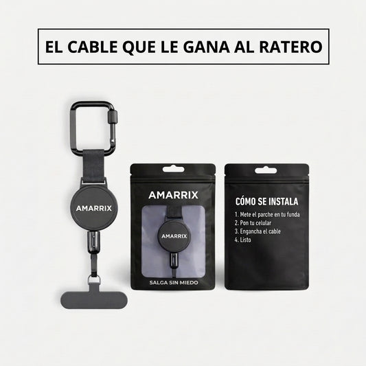 Amarrix PRO – Cable Antirrobo para Celular